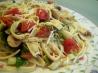 Fettuccini With Garlic, Green Onions & Mushrooms. Recipe by Dave Dallas