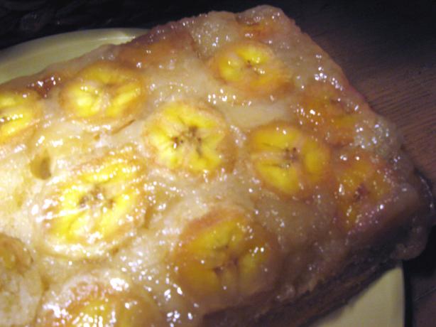 Upside-Down Banana Cake. Photo by mary winecoff
