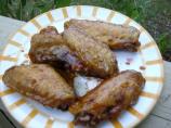 Garlic-Teriyaki Chicken Wings. Photo by mary winecoff