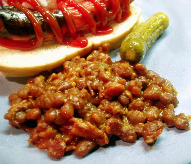 Hearty BBQ Baked Beans. Photo by Kim127