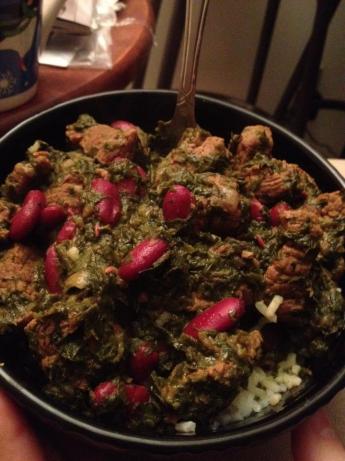 Ghormeh Sabzi - Persian Green Stew. Photo by Jaiyla