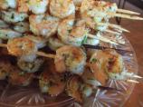 Lemon Garlic Shrimp Skewers
