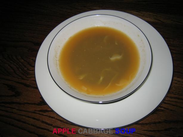 Apple Cabbage Soup. Photo by Chef #848413