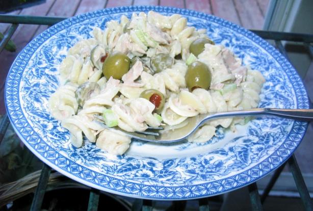 Dad's Summer Tuna / Mac Salad. Photo by Lorrie in Montreal