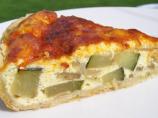 Zucchini, Jalapeno, Cheddar Crustless Quiche