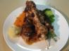 Honey Mustard Chicken With Kumara Carrot Mash. Recipe by The Flying Chef
