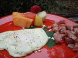Fried Egg With Ham