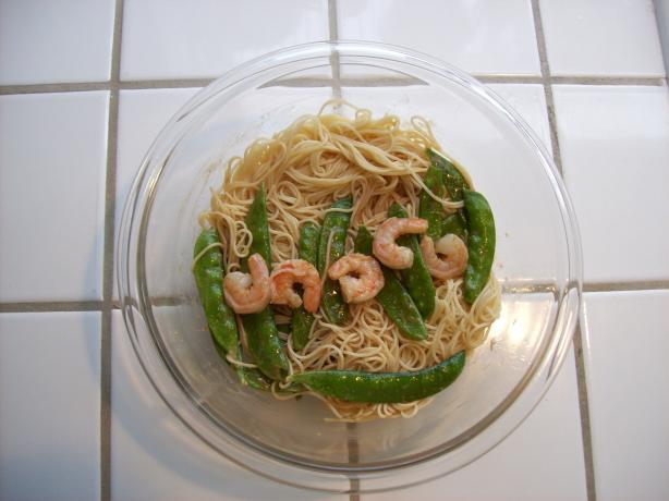 Cold Thai Noodles With Shrimp. Photo by Chef TraceyMae