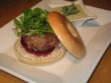 Spiced Lamb Burger With Tzatziki