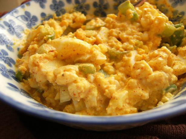 Eggceptionally Low Carb Easy Egg Salad for a Crowd. Photo by Lalaloula