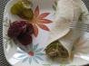 Hot Chicken, Broccoli Cole Slaw-Mmin Wraps