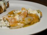 Sweet and White Potatoes With Cilantro Cream
