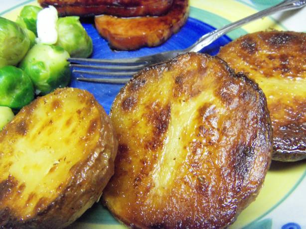 Hockey Puck Potatoes. Photo by alligirl