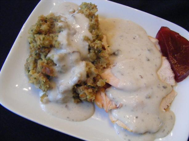 Quick Creamy Mushroom Gravy. Photo by Seasoned Cook
