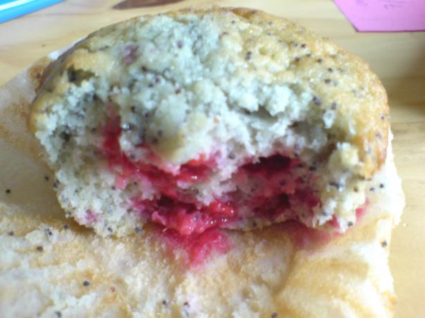 Raspberry Poppy Seed Muffins. Photo by madeinthekitchen