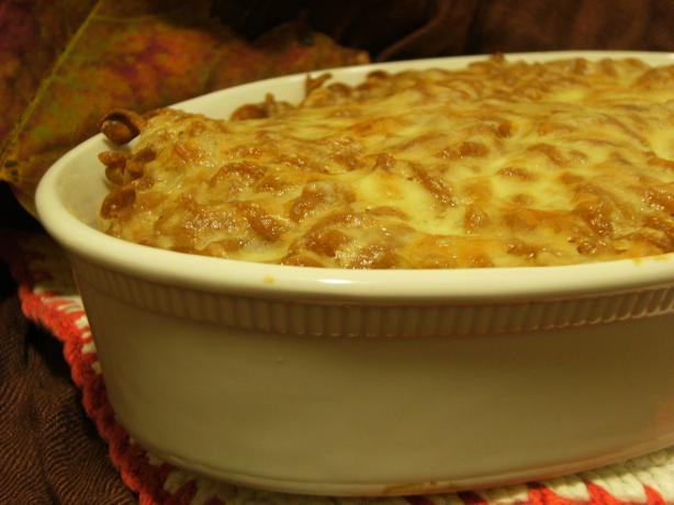 Lower Fat Baked Mac and Cheese. Photo by Lalaloula