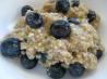 Power Oatmeal With Blueberries and Flax