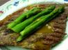 Strip Steaks With Broiled Asparagus