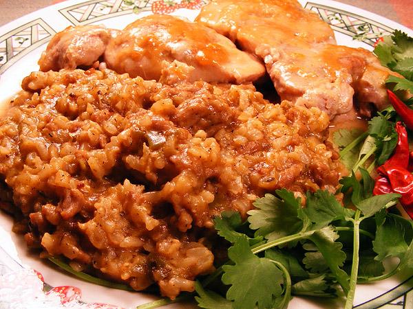 Mimi's Dirty Brown Rice. Photo by Lavender Lynn