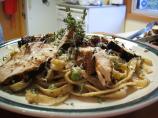 Jerk Chicken With Pasta and Peas