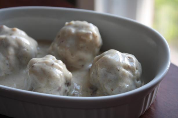 Easy Creamy Porcupine Meatballs. Photo by Jesse and Eliza's Mom