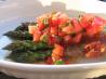 Asparagus Prosciutto Bundles W/Tomato Dressing