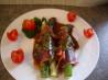 Asparagus Prosciutto Bundles W/Tomato Dressing