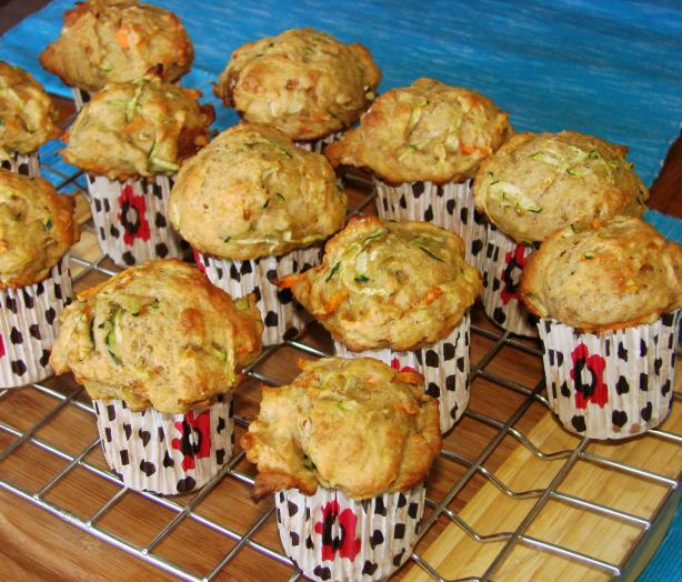 Carrot Zucchini Muffins. Photo by Boomette