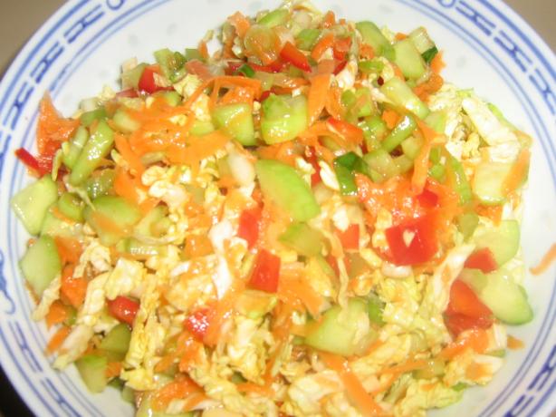 Low Fat Asian Style Coleslaw for Two. Photo by I'mPat