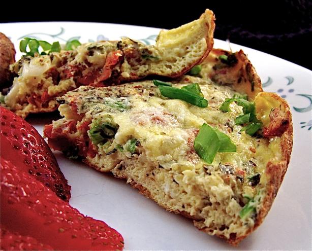 Frittata With Sun-Dried Tomatoes. Photo by PaulaG