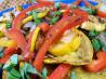 Yellow Squash and Red Pepper Saute. Recipe by Kitchen Witch Steph