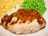 Braised Pork Chops With Orange-Mustard Sauce