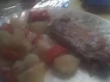 Roasted Pork & Veggies for Two