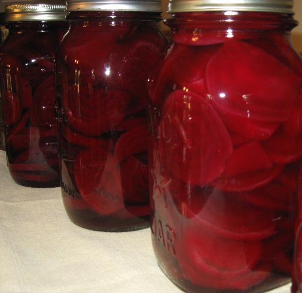 Pickled Beets. Photo by Mrs. Hughes