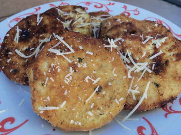 Kittencal's Fried Eggplant Slices (Vegetarian). Photo by AZPARZYCH