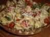 Pesto Tortellini Salad With Grape Tomatoes