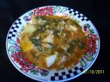 Italian Potato, Rice, & Spinach Soup in Pressure Cooker