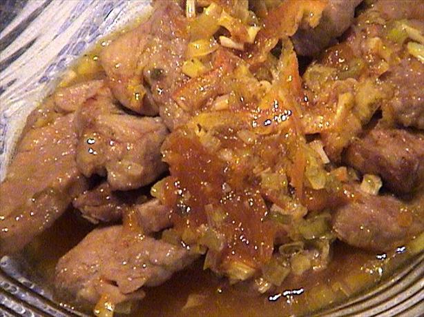 Apricot Pork Medallions. Photo by Lori Mama