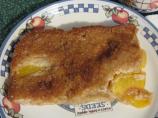 Easy Spiced Fresh Peach Cobbler