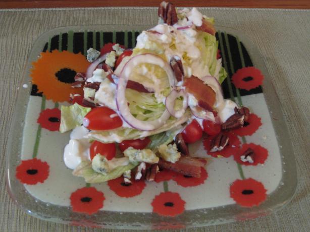 Lettuce Wedge Salad - Like Outback. Photo by BarbryT