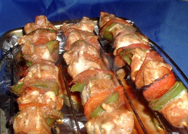 BBQ Chicken Kebabs. Photo by Bergy