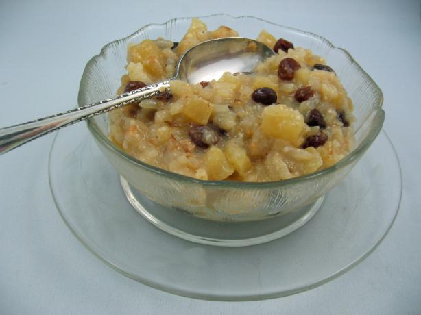 Apple Rice Pudding for a Rice Cooker. Photo by Dreamer in Ontario