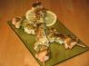 Pesto Fish Kebabas. Recipe by The Flying Chef