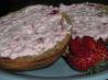 Strawberries & Cream Bagel Spread for Two (1 Point). Recipe by justcallmetoni