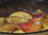 Microwave-Baked Peaches. Recipe by HappySphinx