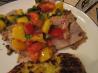 Santa Fe Pork Medallions with Peach Salsa. Recipe by :(