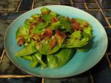 Basic Spinach Salad With Hot Bacon Dressing