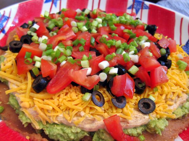 7 Layer Bean Dip. Photo by Danny's Diner