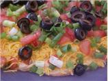 7 Layer Bean Dip. Photo by LorenLou