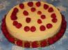 Lemony Cheesecake With Berry Sauce (Raw Vegan)